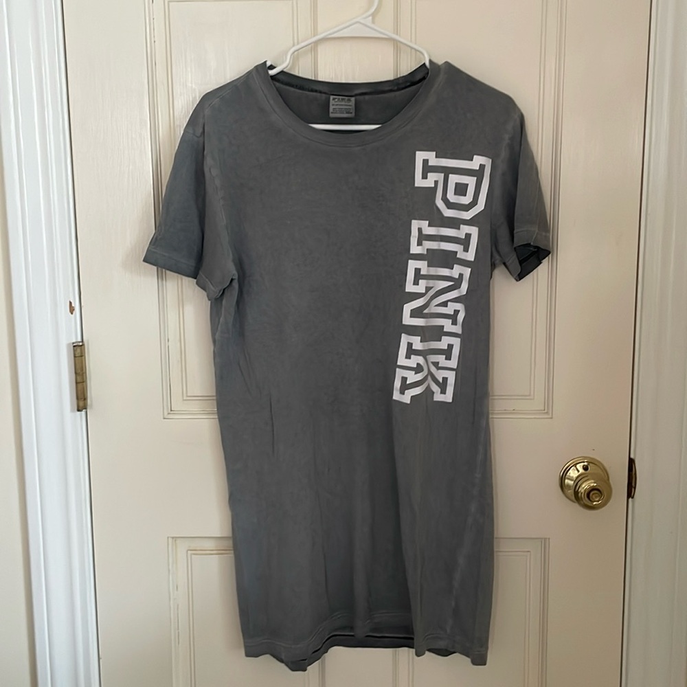 Grey T-Shirt Dress from PINK